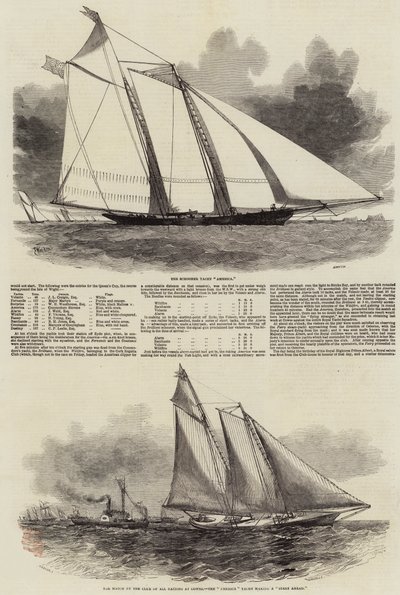 Royal Yacht Squadron Regatta by Edwin Weedon